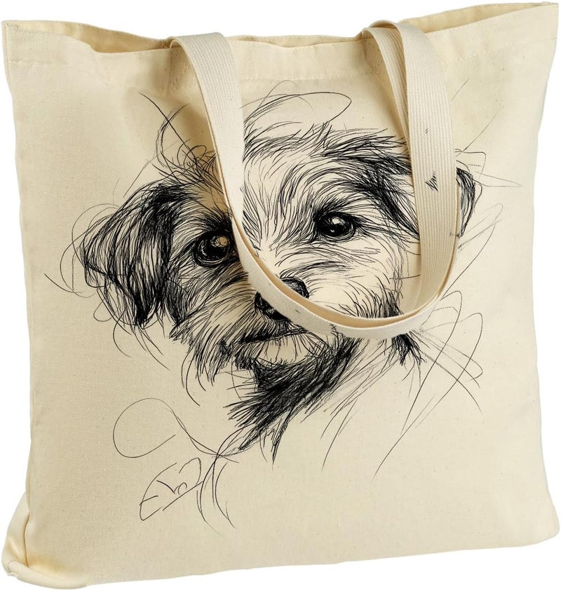 ANNA QUEEN Cat Tote Bag Shoulder Bag Handle Bag for Gym Yoga Picnic Beach Kitchen Reusable - Image 1